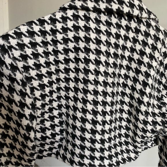 $207 NWT Black For Love & Lemons “Bonnie” Cropped Blazer Sz S Small - Picture 9 of 10